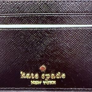 Kate Spade Madison NWT - Black Saffiano Leather Card Holder